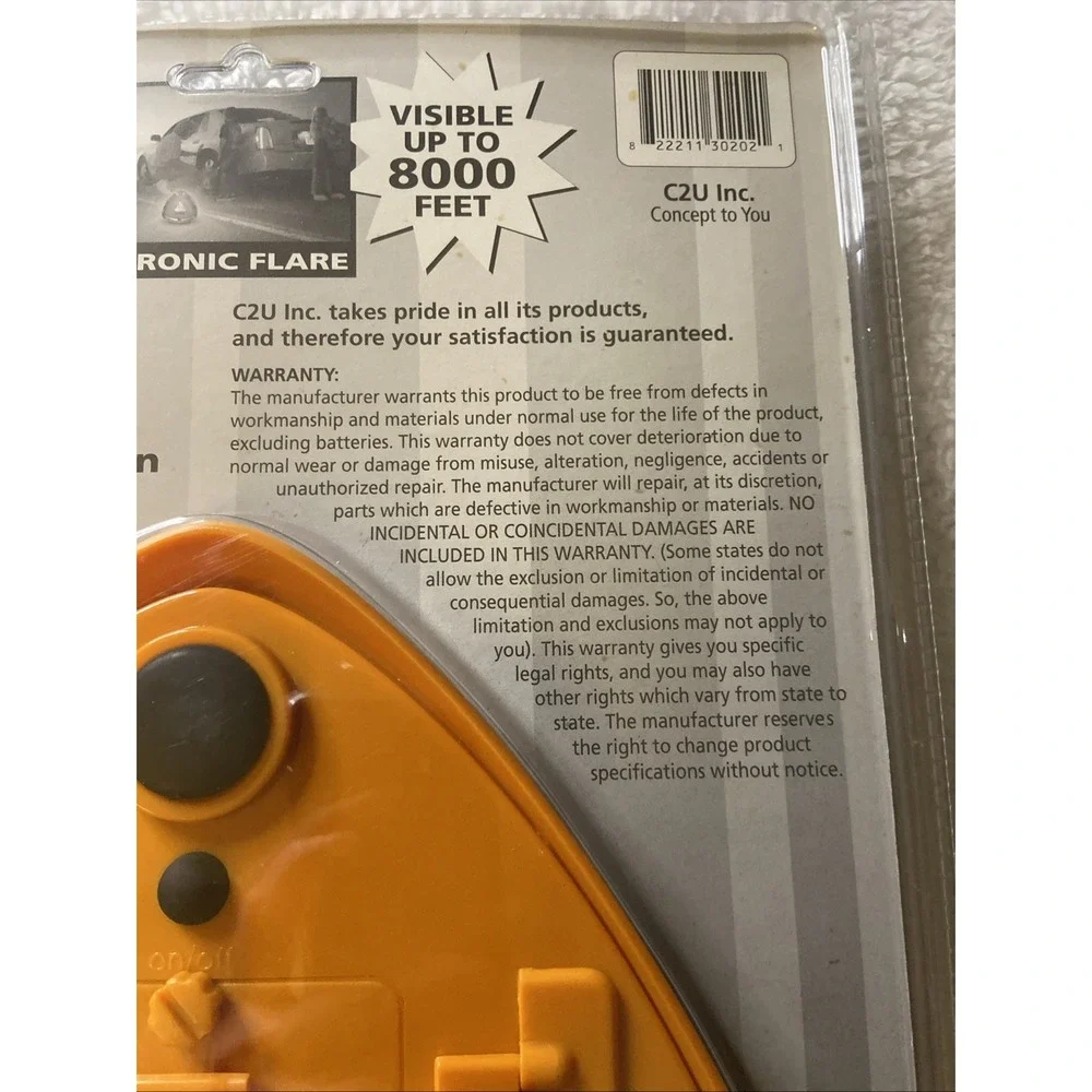 EzyFlare EZY Flare Emergency Roadside Electronic Flashing LED Warning Light NIP